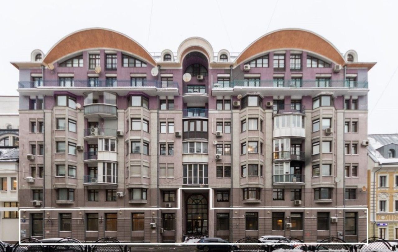 фасад дома, здание по адресу г Москва, Луков пер, д 7